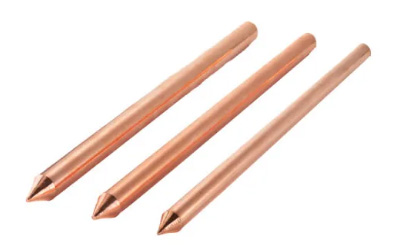 Copper-plated grounding rod