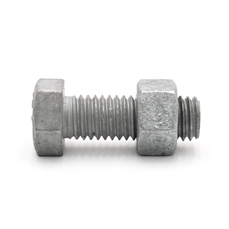 Hot-dip galvanized hex bolts