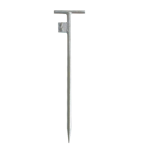 Hot-dip galvanized grounding pin