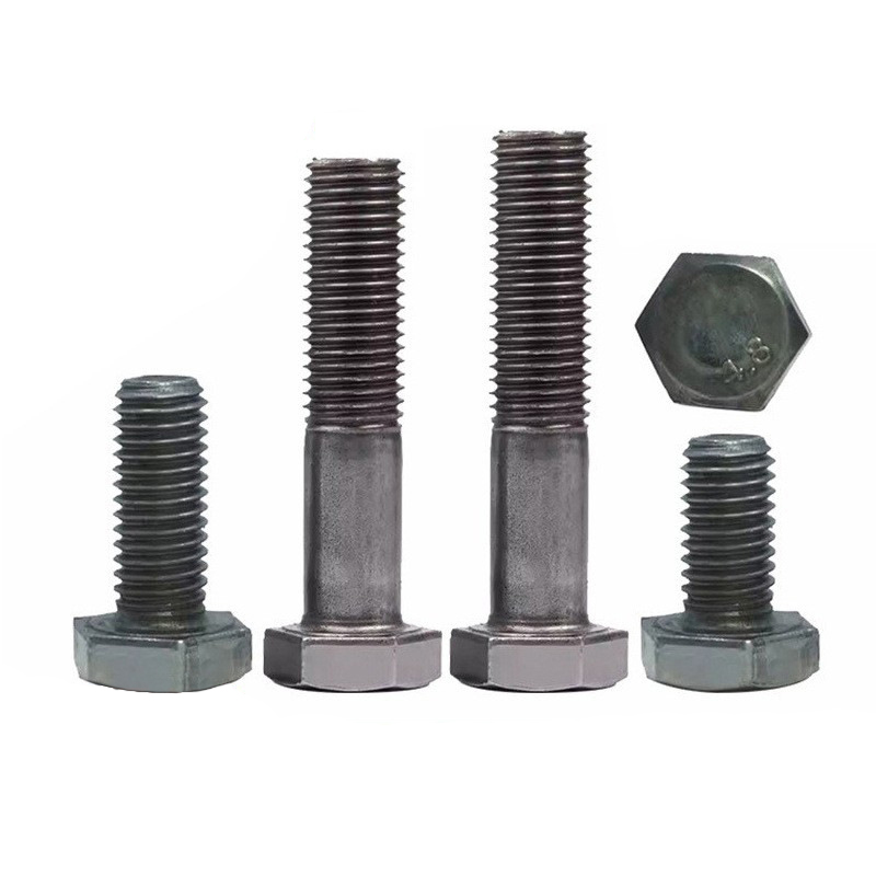 Grade 4.8 Carbon Steel Hex Bolts / Hexagon Head Bolts