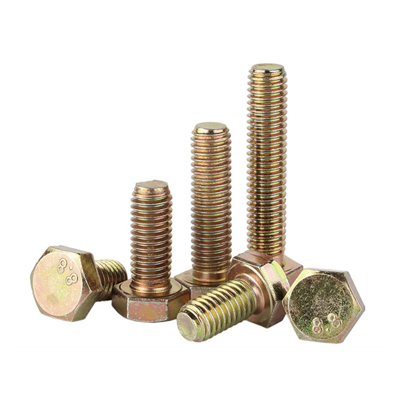  Carbon Steel Zinc Plated Hex Bolt Hex Head Bolts